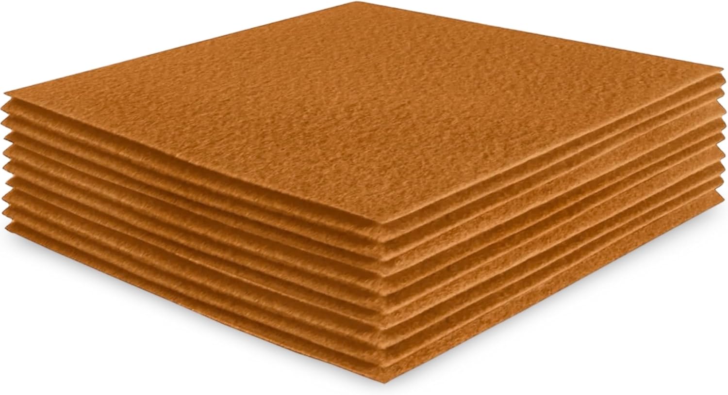 FabricLA Acrylic Felt Sheets for Crafts - Soft Precut 10" X 10" Inches (25.5cm X 25.5cm) Felt Squares - Use Felt Fabric Craft Sheets for DIY, Hobby, Costume, and Decoration - Black, 24 Pieces