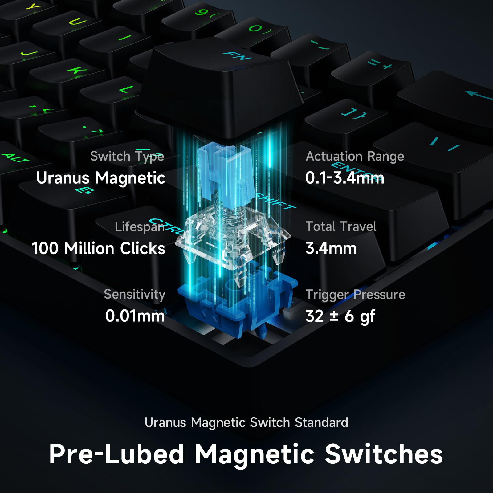 Amazon | MCHOSE Ace 60 PRO HE 磁気スイッチ ゲーミングキーボード