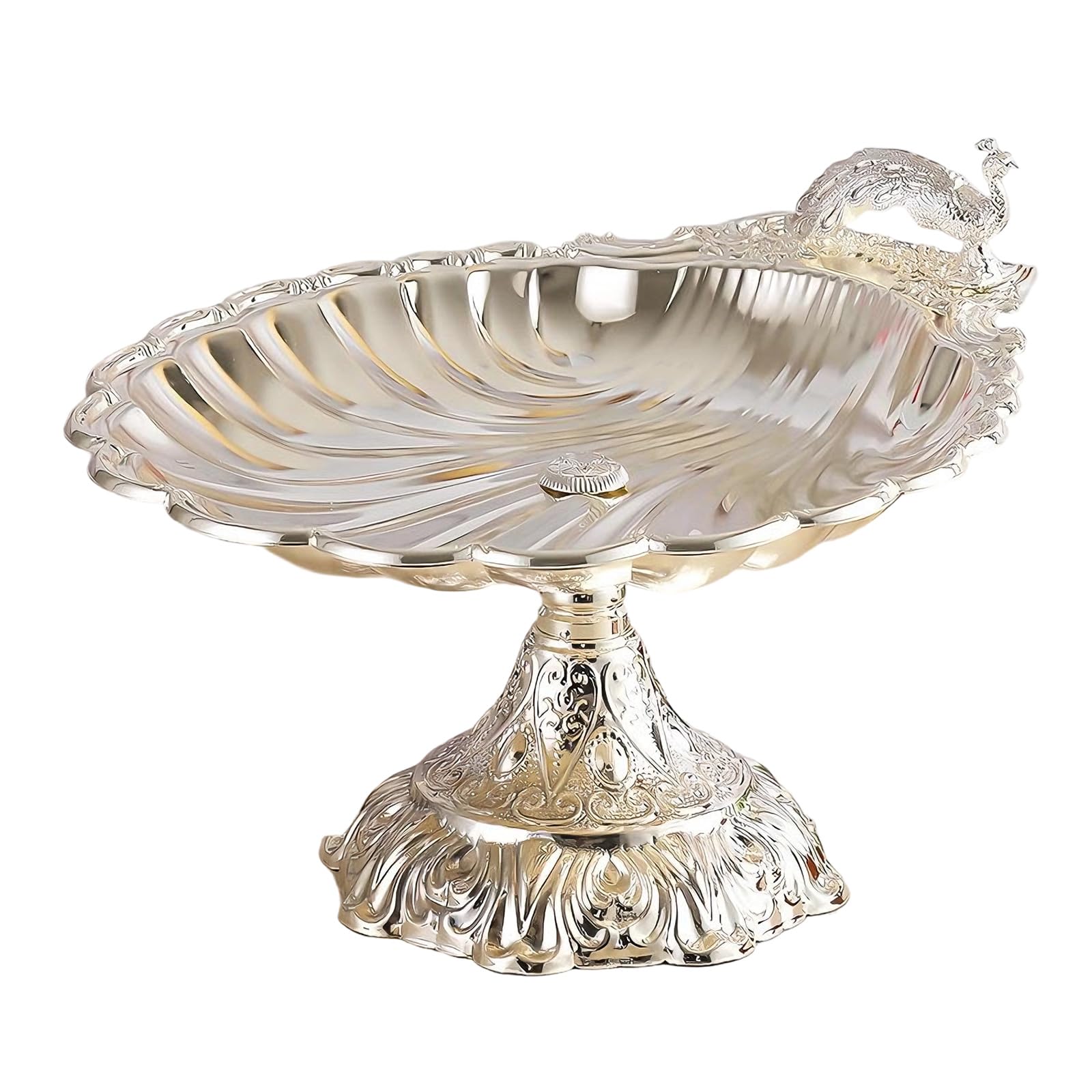 Tsophreniq Fruit Nut Serving Bowl Kitchens Countertops Decors Sturdy User Friendly Materials Easy Cleaning Design Elegant European Retro Fruit Nut Serving Tray Multipurpose for Home Kitchens Easy