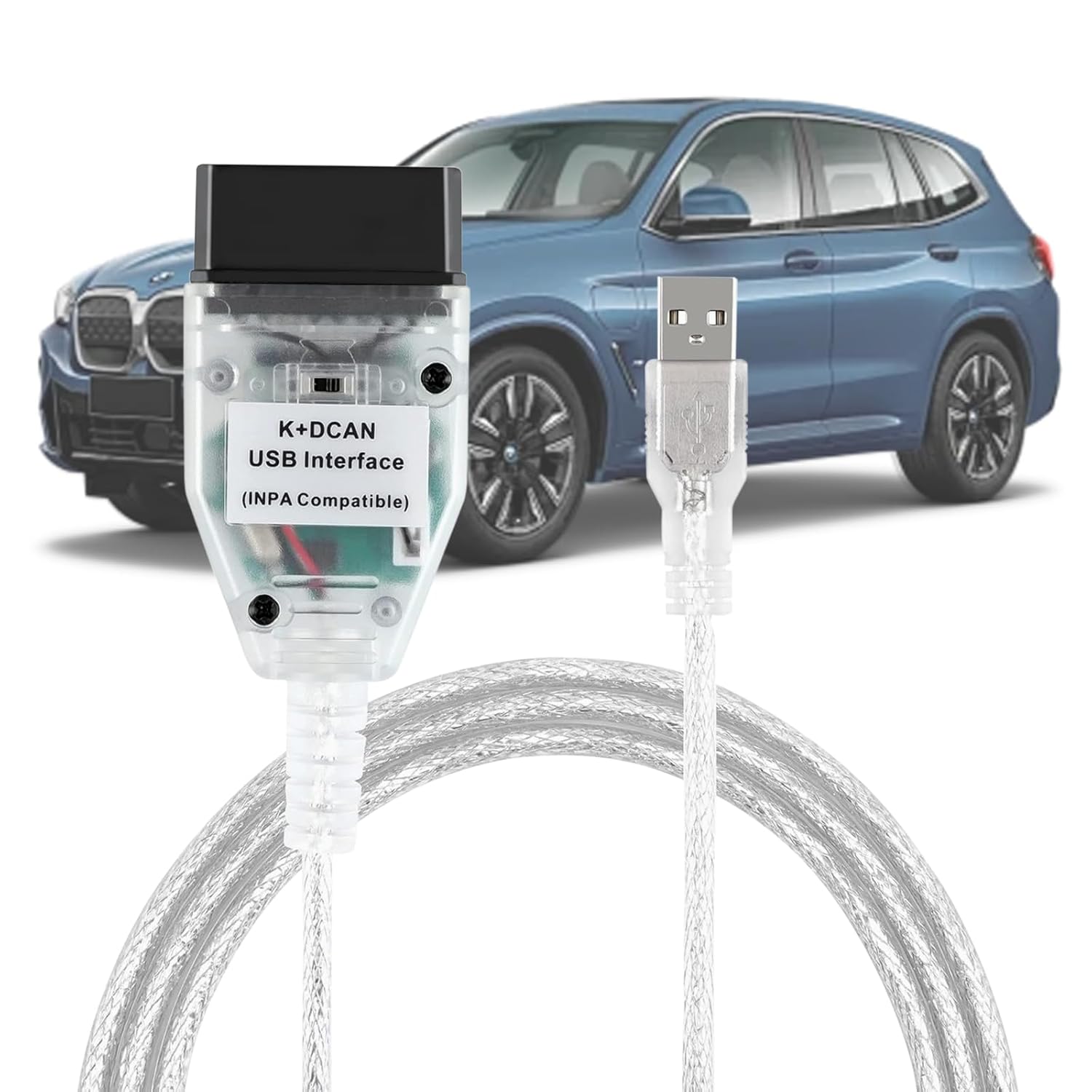 Amazon.com: lydesor K DCAN OBD2 to USB Cable for BMW Code Reader,K CAN ...