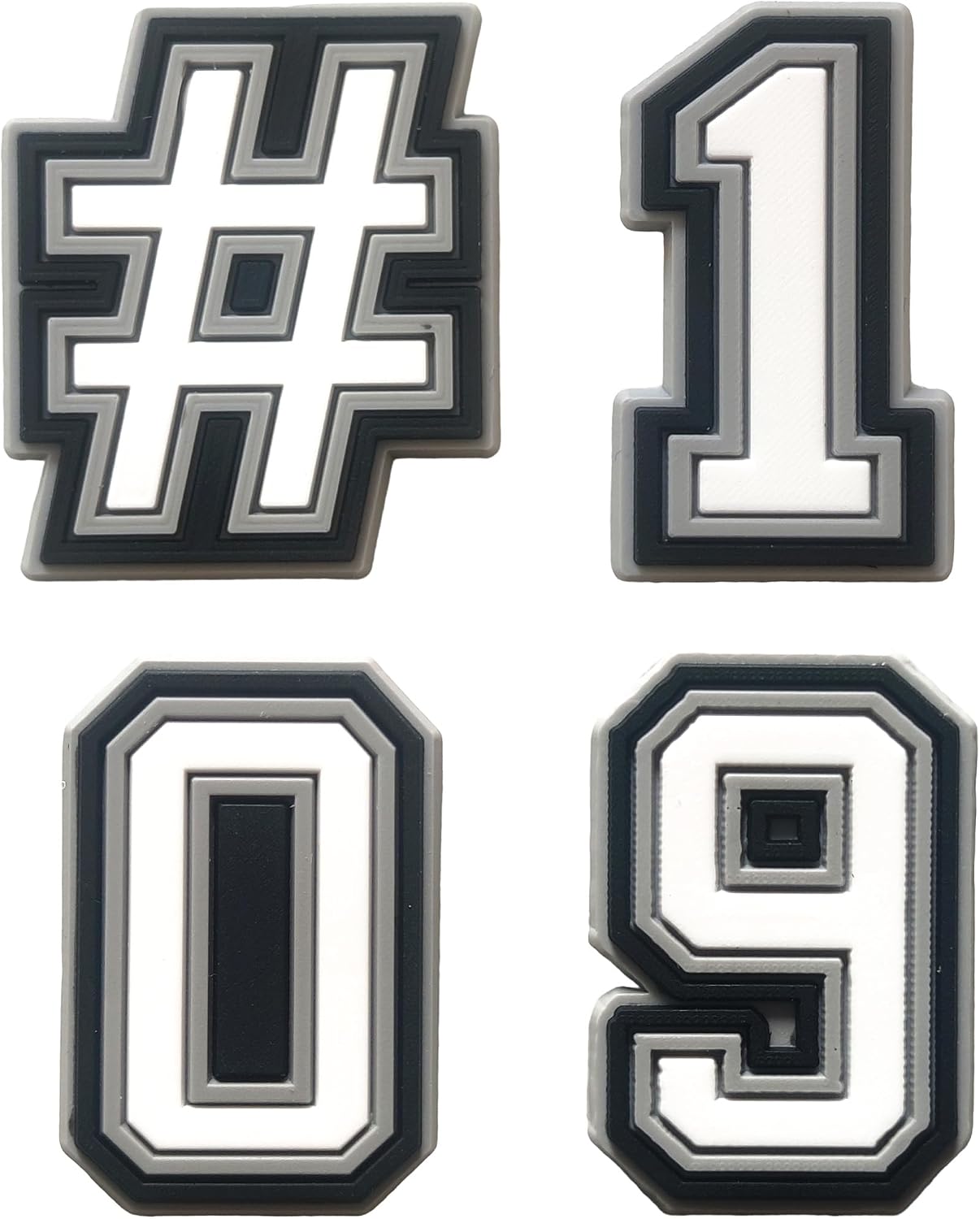 Letter and Number Shoe Charms for Clogs,Shoe Decoration Pins Alphabet ABC-Z Characters|0-9# Number for Kids Boys Girls Teens Men Women and Adults (37PCS)
