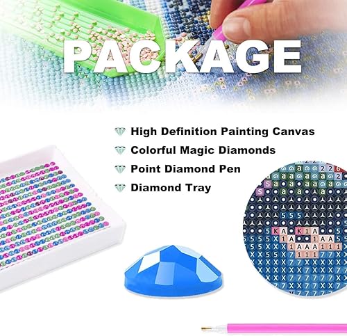 Miniatura 6 de Zariocy Kits de arte de diamantes 5D para adultos, cebra, pintura de bricolaje con arte de diamantes, arte redondo de diamante, pinturas de