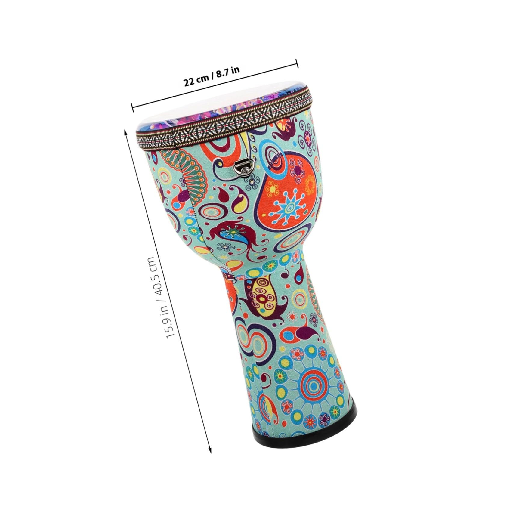 Djembé de Mano Africano 8 Pulgadas para Adultos y Principiantes | Pvc, Ligero y Portátil, Patrón Aleatorio Distintivo, Uso Versátil para Timbales Percusión Estilo Aleatorio
