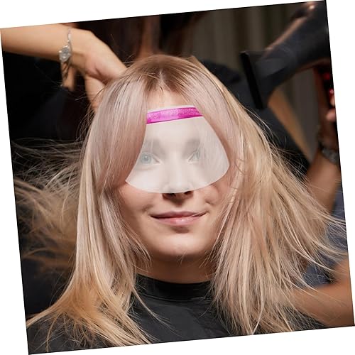 Miniatura 5 de SAFIGLE 50Pcs Adjustable Transparent Eye Covers for Haircuts and Eyelash Extensions Protective for Salon Use Comfortable Fit with Elastic Band