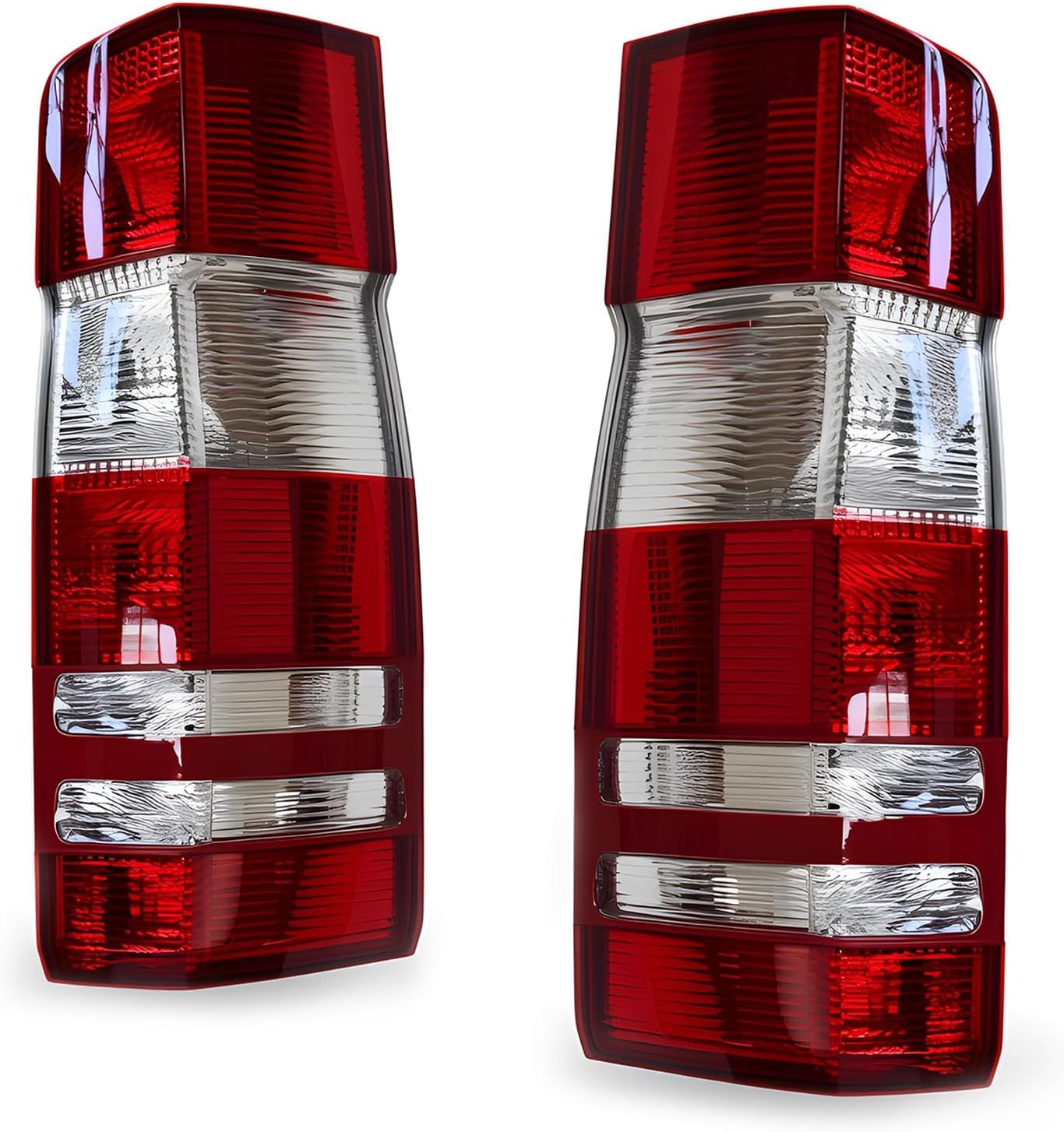 Pair Tail Lights W/O Bulbs Compatible with Sprinter 2500 3500 2010-2017 Rear Brake Lamp Taillights 9068200264 9068200264 MB2800136 MB2801136
