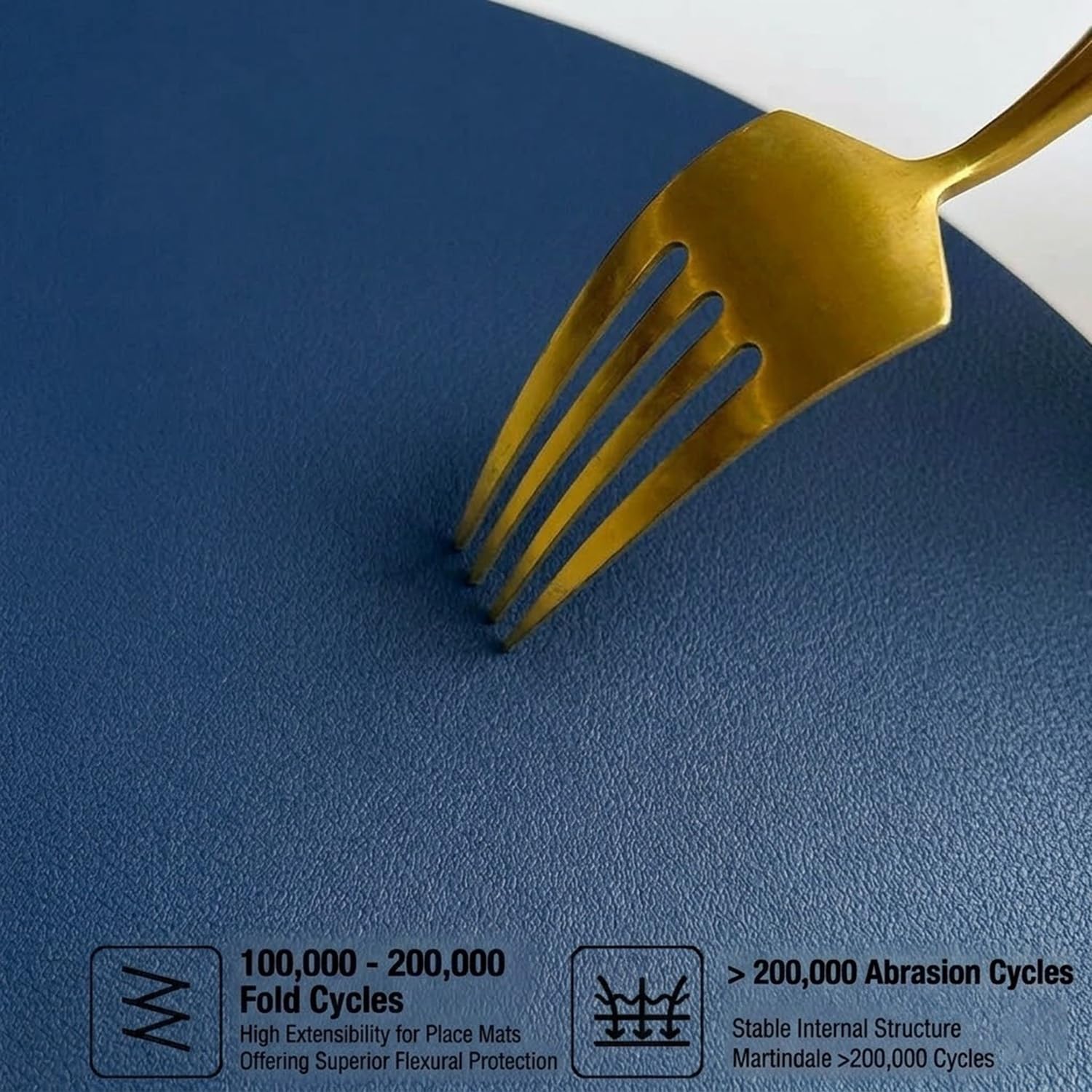 Reversibile Tovaglia Rotonda 120/180/160/140 cm Copritavolo Rotondo Impermeabile in Pelle Sintetica 2mm Spessore Protezione Tavolo per Sala da Pranzo Cucina Scrivania(Grey*Black,120cm)