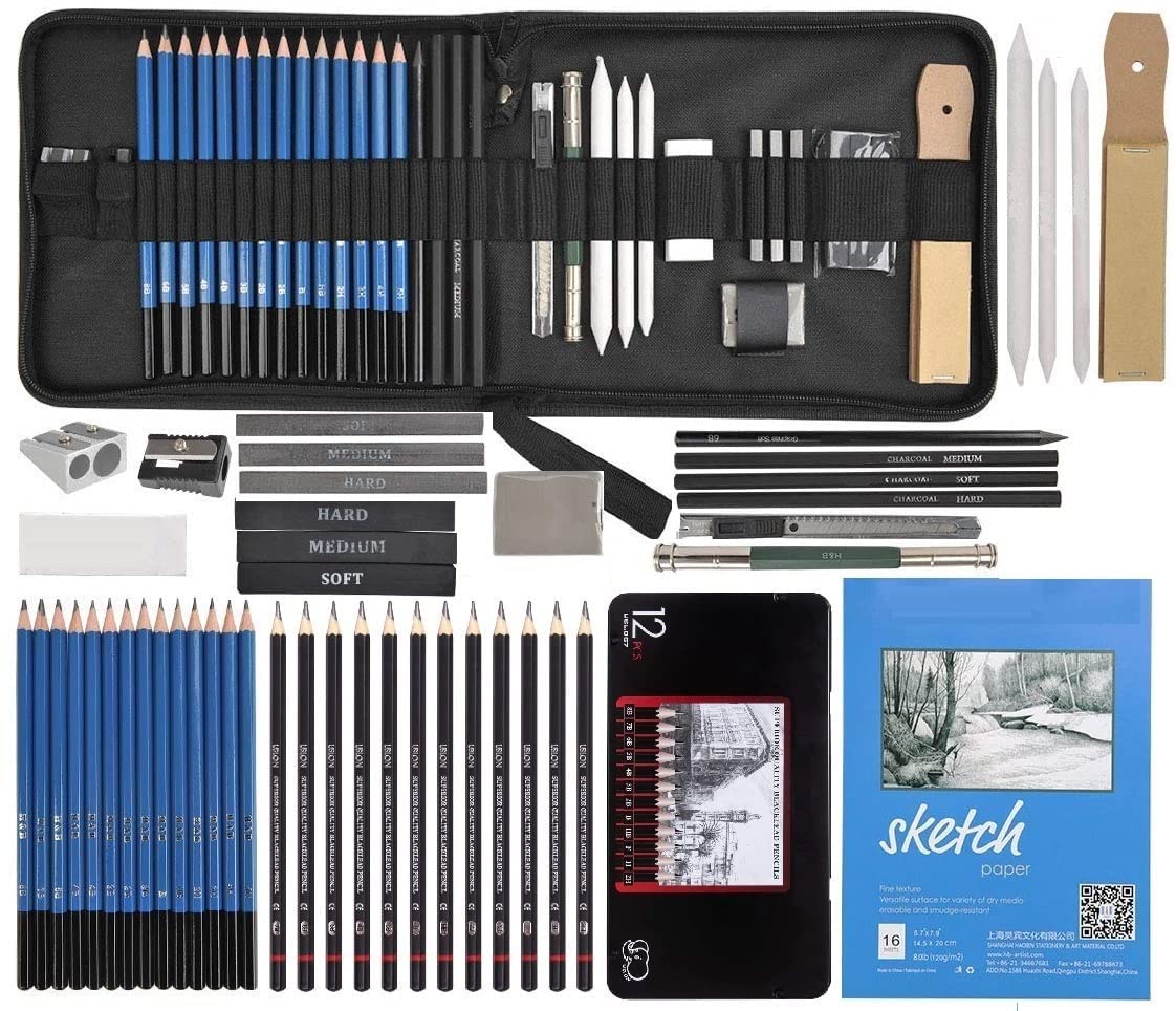 Wynhard Drawing Pencils Shading Pencils Set Drawing Kit Sketching Kit