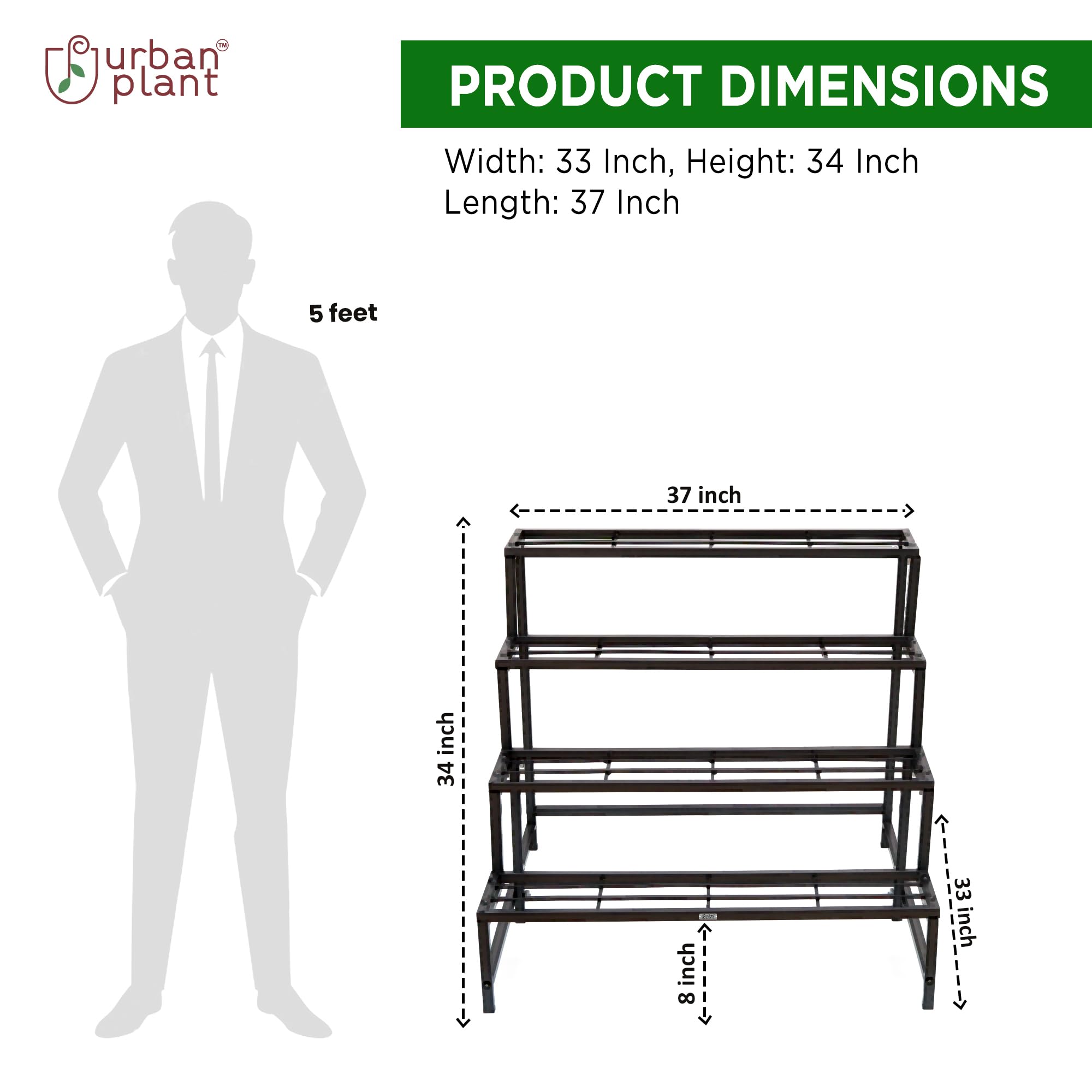 Urban Plant Ladder Stand - Plant Pot Stand -2
