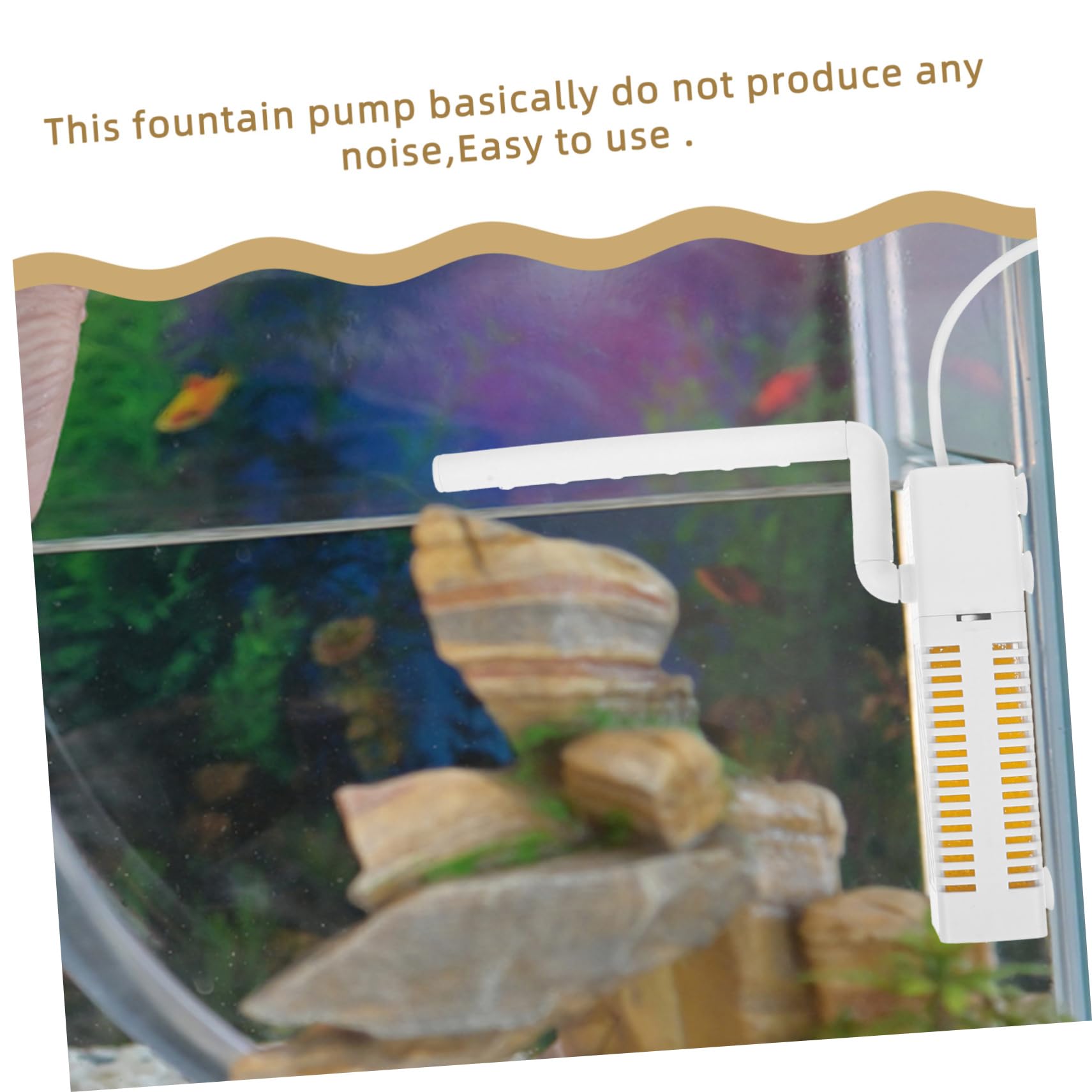Yardwe 5stücke Silent Submersible Wasserpumpe Teichpumpe Mit Integriertem Filter Leise Und Energieeffizient Für Aquarien Brunnen Und Hydroponik-systeme