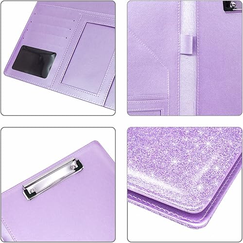 Vista 127 de WAVEYU Funda tipo cartera para mujer, bonita carpeta de cubierta de padfolio, organizador de documentos legales para Girasol