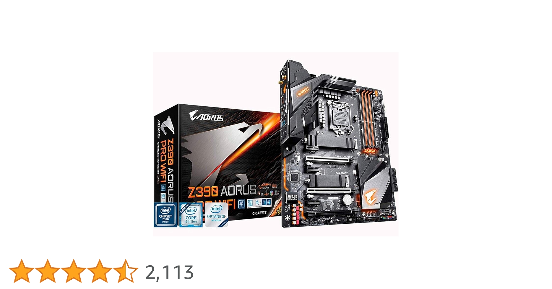 Amazon | GIGABYTE Z390 AORUS PRO Wi-Fi (Intel LGA1151/Z390/ATX/2xM