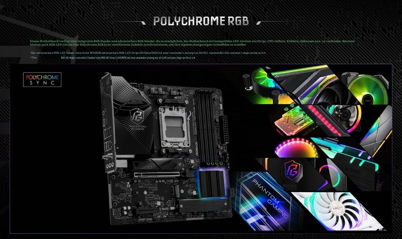MB ASRock AMD AM5 B850M Riptide WiFi