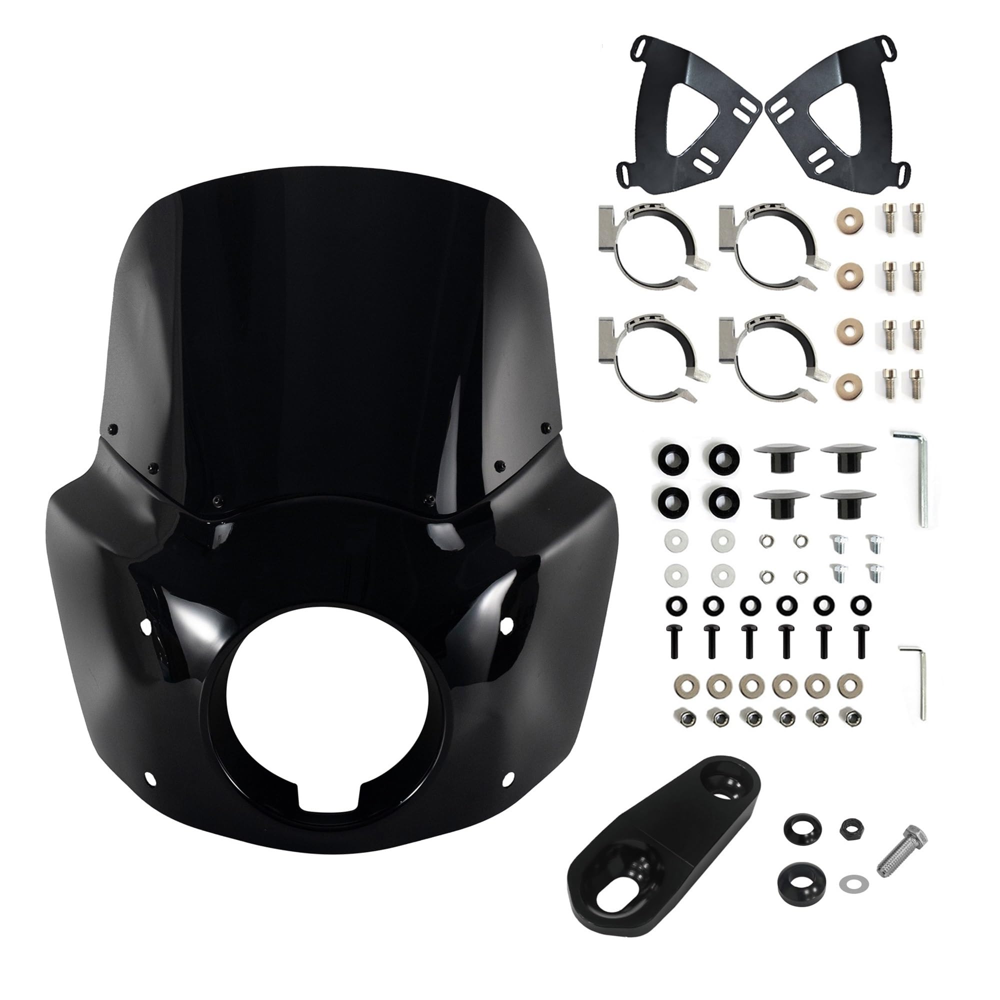 Seitenverkleidung Verkleidung Motorrad Motorrad Frontverkleidung Für Road Für Warrior Für Sportster 883 Eisen XL883N XL1200 Ersatzteile 11 Zoll