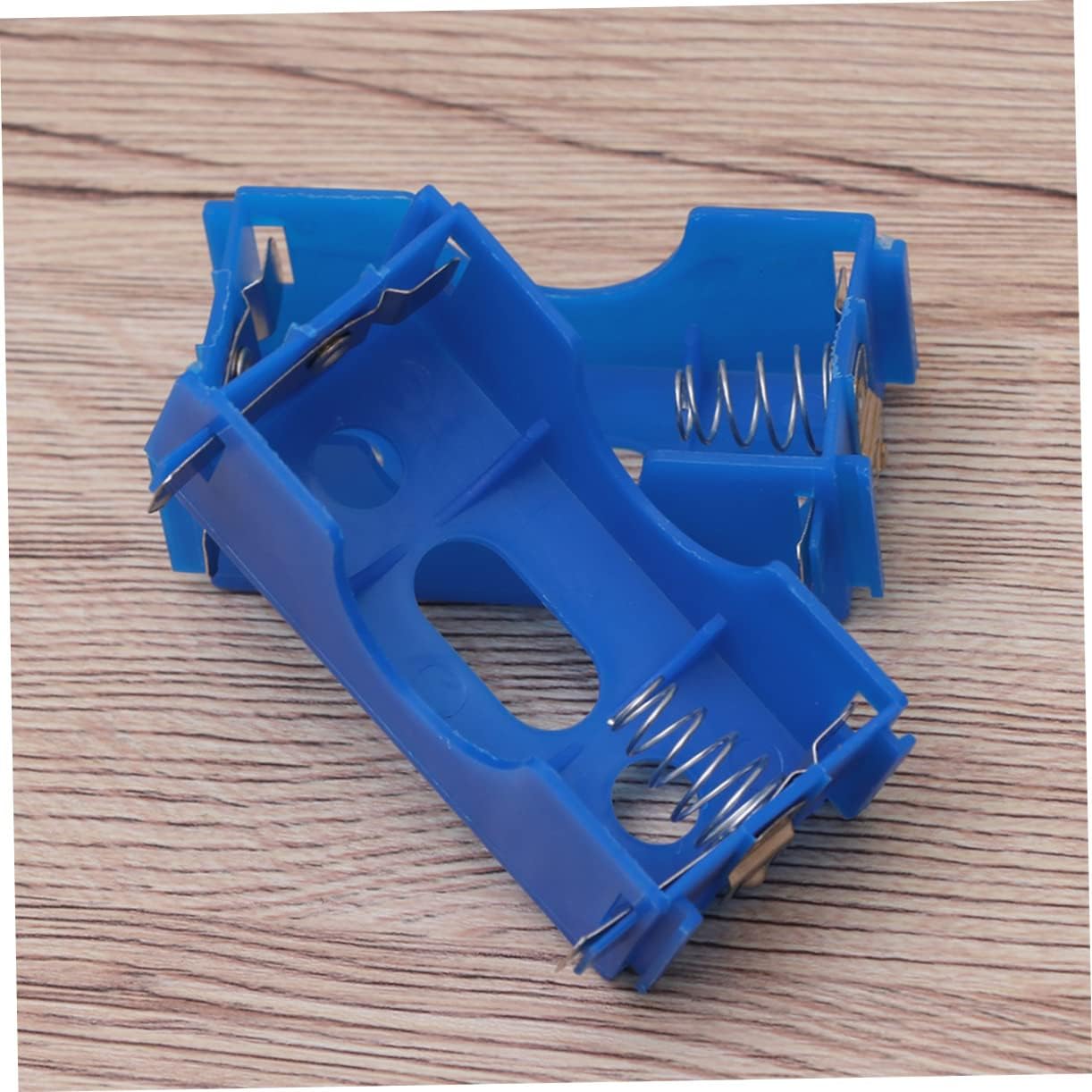 DOITOOL 4pc -Cell Battery Holder Plastic Case for Series Parallel Connections for Laboratory Use Easy for Versatile Battery Configurations