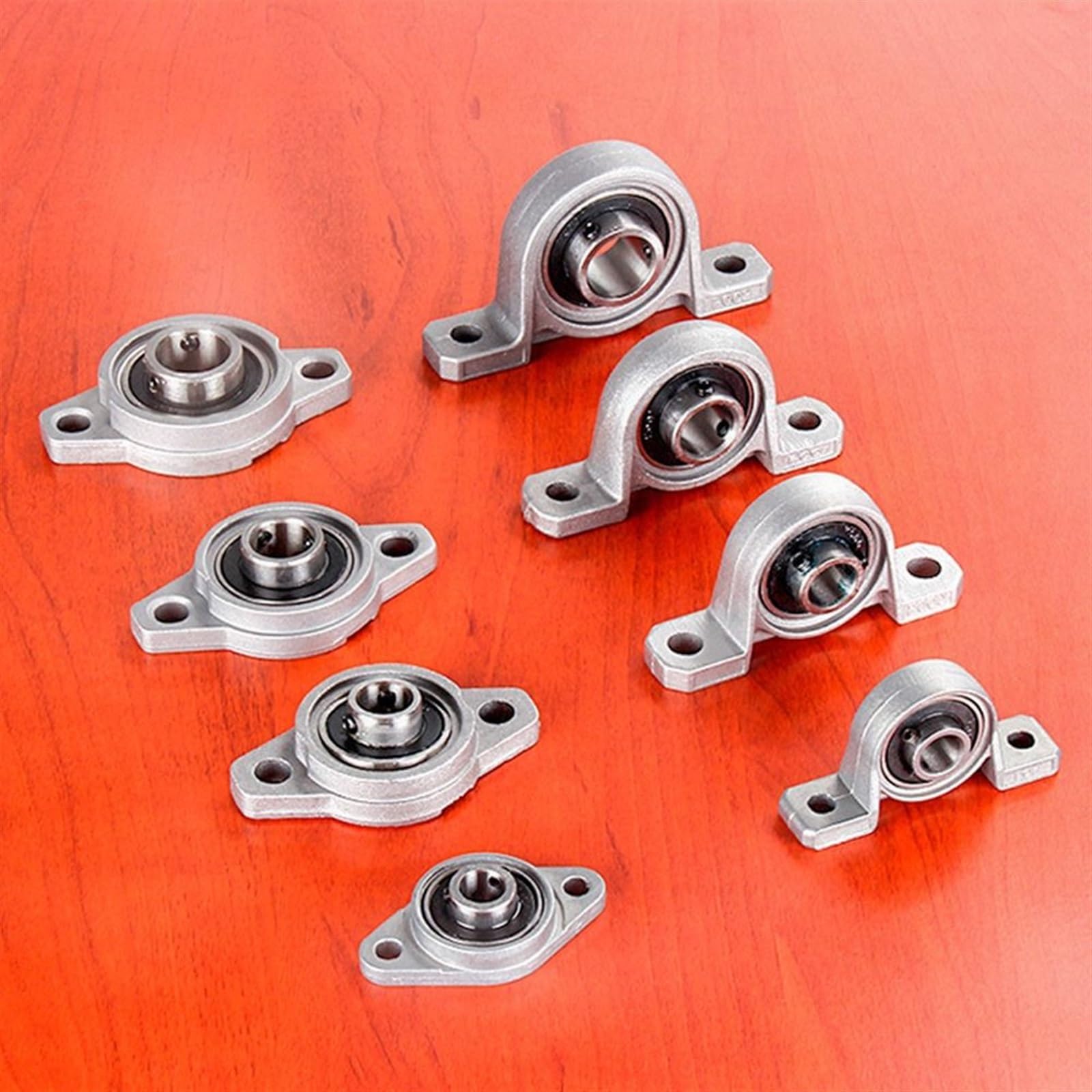 Mounted bearing Logement de bloc monté rhombique 8mm 10mm 12mm 15mm KP000 KP001 KP002 roulement de bloc d'oreiller en alliage palier de butée for Ball Bearing Skate Bearings ( Size : KP006 30mm )