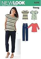 Vista 1 de Simplicity New Look Easy Pattern 6216 Misses Knit Tops y pantalones Tallas 8-10-12-14-16-18