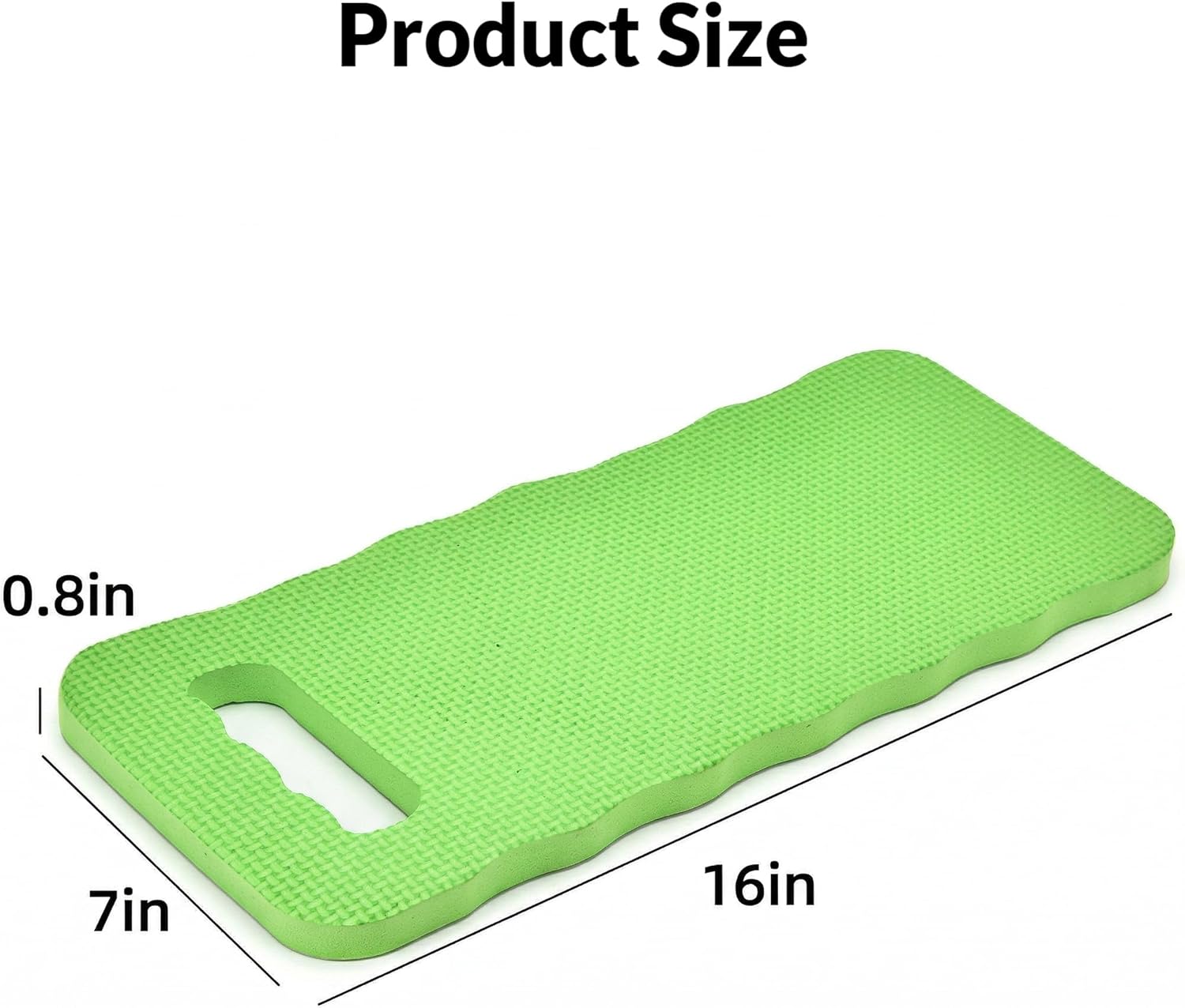 4Pcs Thick Foam Garden Kneeling Pad 16 x 7 Inches Waterproof Knee Pads for Gardening, Cushioning Kneeler Mat for Bathtub, Exercise, Yoga, Work, Cleaning Floors