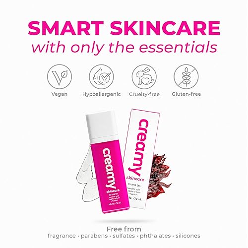 Miniatura 7 de Crema para el cuidado de la piel con control de imperfecciones, gel mandélico al 7%, removedor de acné y manchas oscuras para cara, cuidado calmante