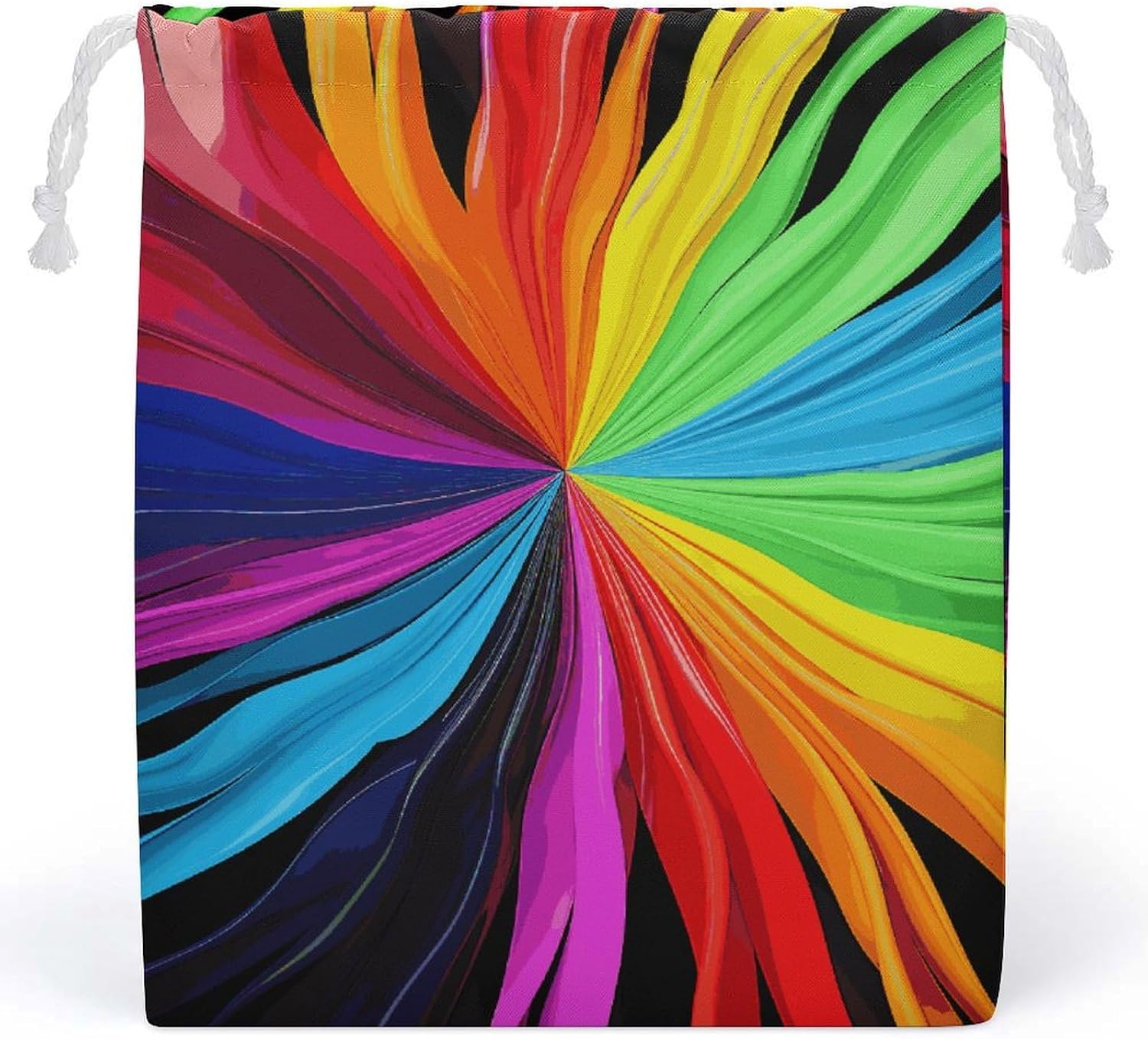 Storage Bags Makeup Bag Reusable Bags Toy Rainbow Colours Printed Bag Toiletry Organizer Multipurpose Bags Suitable Cosmetics Headphones Jewelry