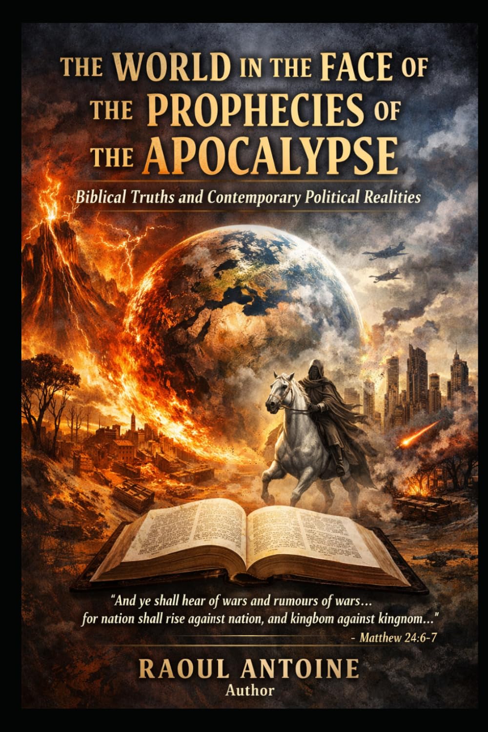 The world in the face of the prophecies of the Apocalypse:: Biblical truths and contemporary political realities.