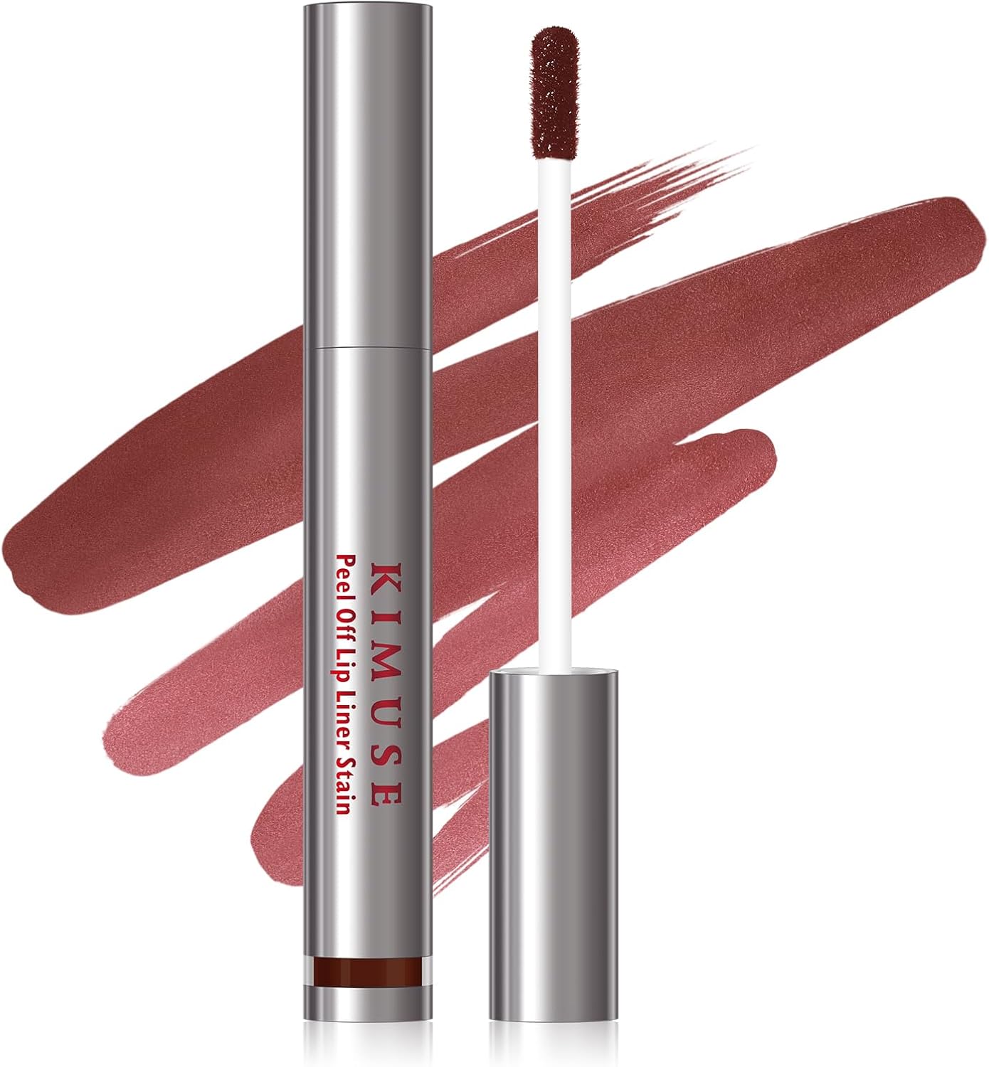 KIMUSE Peel Off Lip Liner Stain, Matita per contorno labbra, Tattoo Rossetto Lunga Durata Lip Liner, impermeabile e rimovibile, sfoderabile, Matte Finish