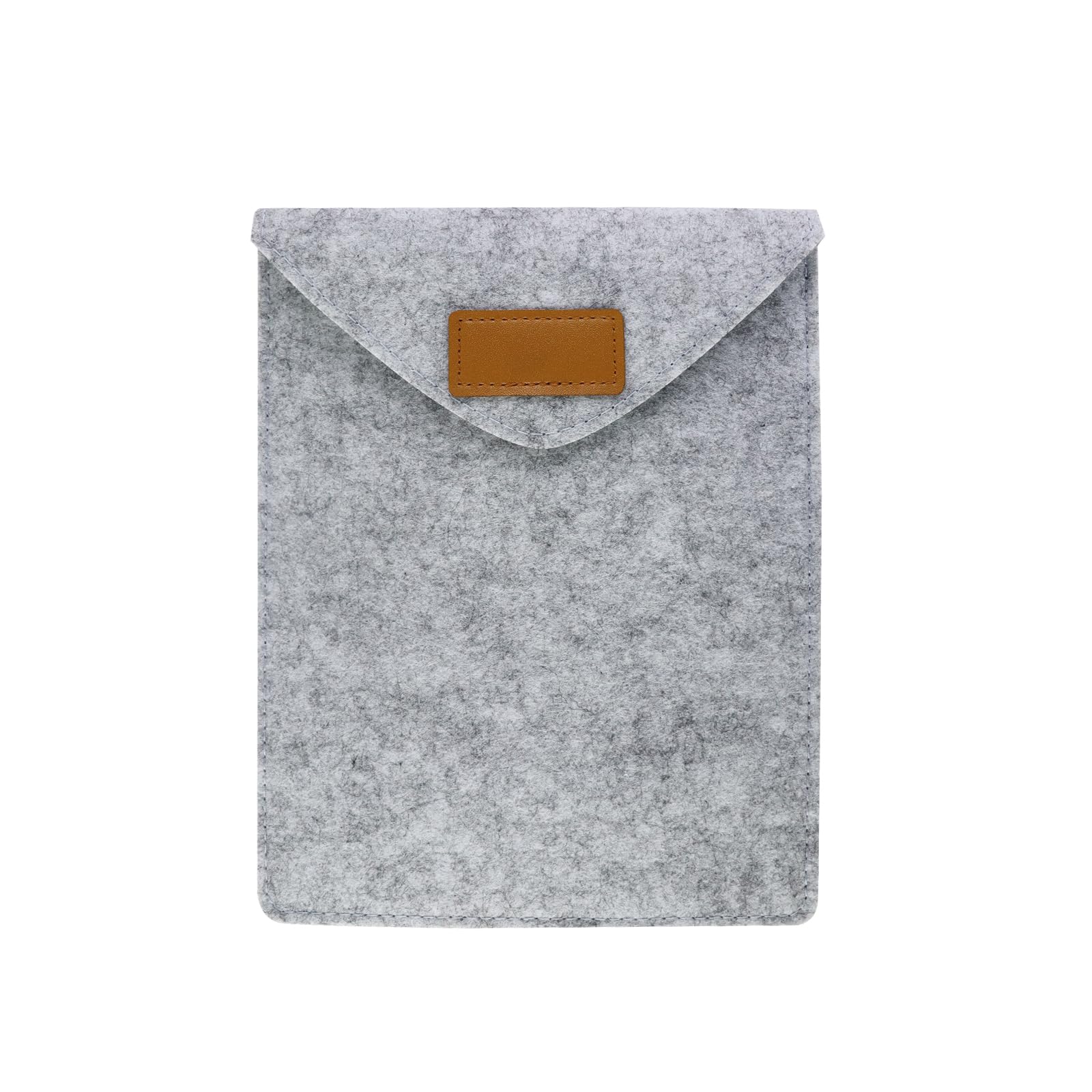 AfitLulu 11/13 Zoll Filz Laptop Hülle Tasche mit Mehreren Fächern, Laptoptasche Schutzhülle MacBook Ultradünn Tablet Tasche Laptop Sleeve Case für Tablets (Grau, 8 Zoll)