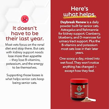 Daybreak Nutrition Kidney & Urinary Support for Cats