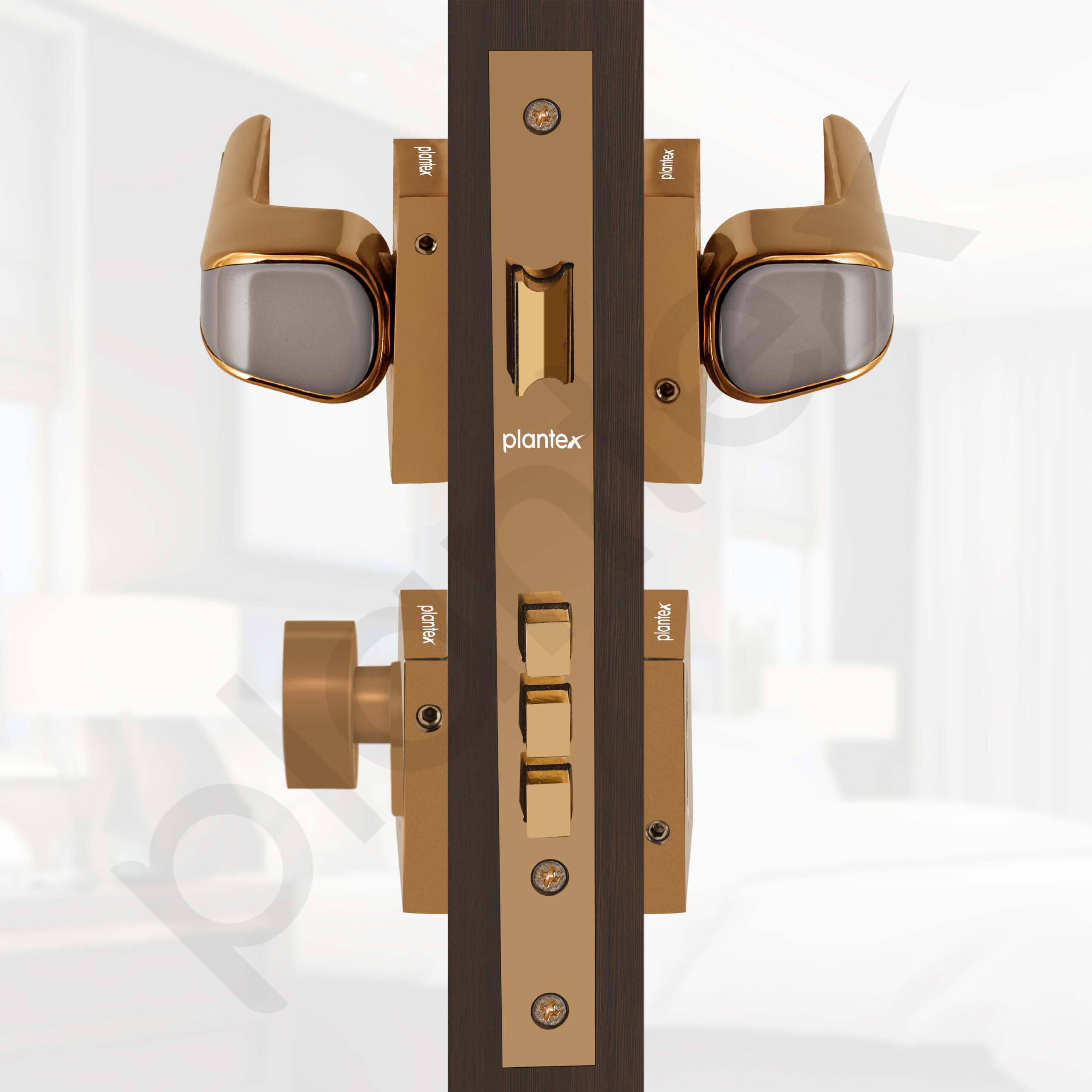 Plantex Mortise Lock Set - Secure & Stylish Door Lock -6