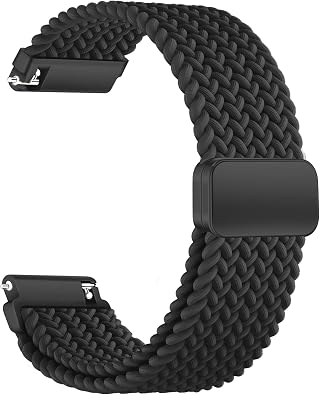 ID208 Plus Smart Watch Band, 22mm Elastic Band for Fitpolo/Quican/Aeac/Tensky ID208 Plus Smartwatch, Elastic Soft Nylon Straps for Women Men
