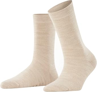 FALKE Womens Softmerino Socks, Merino Wool Cotton, Crew, 1 Pair