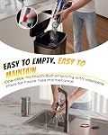 UNINELL HOME Cordless Vacuum Cleaner Powerful 45kPa/500W/55Mins, Stick Vacuum Cleaner with Detachable Battery, LED Display, Anti-Tangle for Pet Hair, Lightweight Self-Standing for Harwood/Carpet