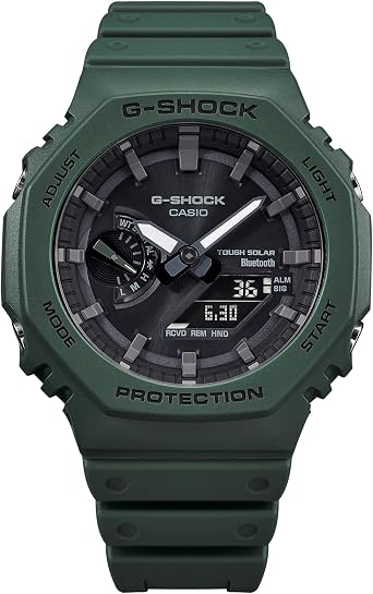 G-Shock Casio GA-B2100-3ADR Wristwatch, Green, Standard