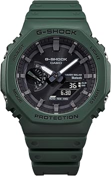G-Shock Casio GA-B2100-3ADR Wristwatch, Green, Standard