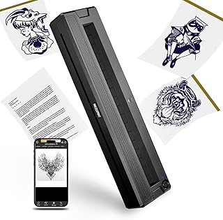 Tattoo Stencil Printer Machine for Tattooing, Portable Bluetooth Thermal...
