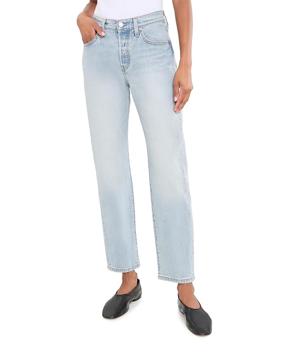 Levi's Women's 501 Curve Jeans, (New) Heart Music (Shrink-to-Fit - Stretch), 33 Regular by Levi's - Used condition - US$69.05
