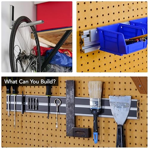 Miniatura 10 de 8020, 3034-Lite-Black, Serie 15 Extrusión de aluminio con ranura en T de 3" x 0.75" x 89" de largo T ranurada extruida barra de perfil 8020