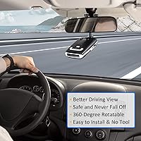 Vista 7 de Soporte para detector de radar, soporte para detector de radar de vástago de espejo retrovisor, para Escort Max, Max2, MAX360 radar