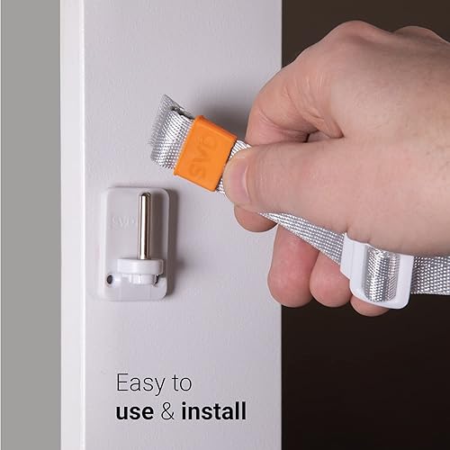 Miniatura 9 de SVD.PET Pestillo y tapón para puerta de gato una solución de puerta para mascotas más simple para proteger tu hogar y mantener a los perros y niños