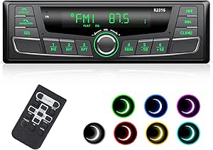 RDS Autoradio Bluetooth, Wistrue Autoradio met Type-C RDS Autoradio Bluetooth, Wistrue Autoradio met Type-C