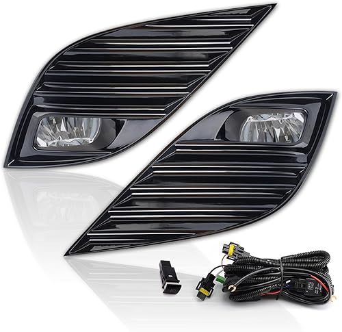 Miniatura 10 de Sinoparcel Conjunto de Faros Delanteros Redondos de 7 Pulgadas con Anillo Halo DRL/Señal de Giro, Faros LED de Haz Sellado H6024 6024, Reemplazo Más