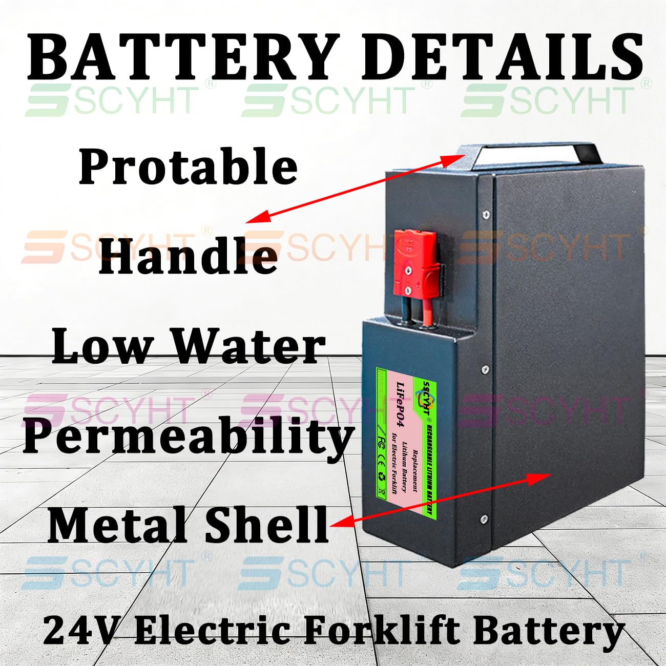 24 Voltios Batería de Litio 24V 20Ah Batería para Carretilla elevadora eléctrica para ETU15 Baterías transpaletas eléctricas Baterías LiFePO4 con BMS,24v20ah