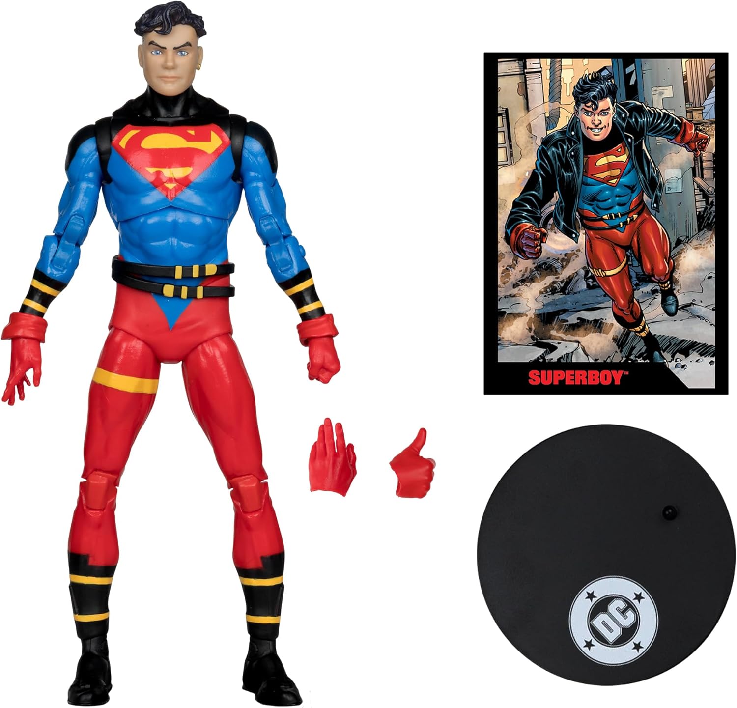 McFarlane Toys- DC Direct Page Punchers Superboy (Superboy #1) 7in Figure with Comic