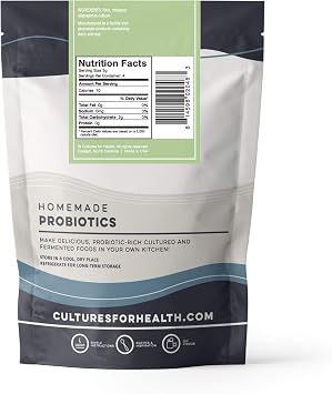 Cultures For Health Soy-Free Tempeh Starter Culture | 4 Packets Spores for DIY Plant Based Meat | Gluten Free, Non-GMO Indonesian Food | Make Meatless Bacon, Vegan Nuggets, More High Protein Snacks