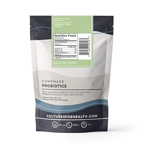 Miniatura 2 de Cultures for Health Paquete de proteínas veganas  8 paquetes totales de esporas iniciadoras para tempeh sin soja (x4) y Natto (x4)  Sustitutos de