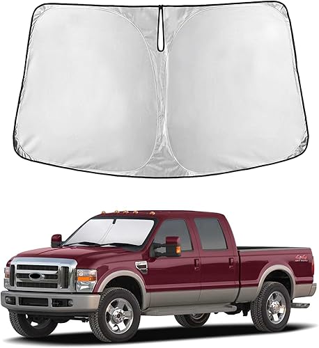 Miniatura 154 de EcoNour Parasol para Subaru Crosstrek 2013-2015 2016 2017, visera solar para parabrisas delantero y ventana, bloqueador de calor UV y protector