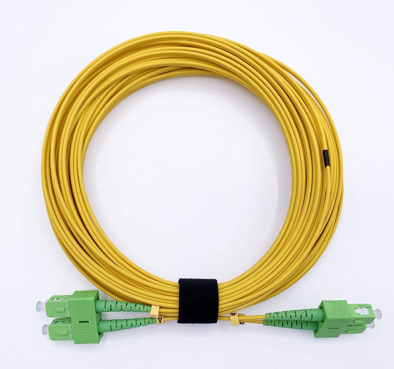 Elfcam® - Cavo Fibra Ottica SC/APC per SC/APC Monomodale Duplex 9/125um OS2 LSZH (1M)