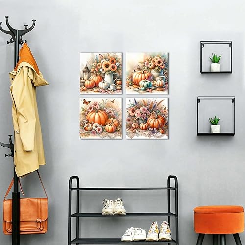 Miniatura 70 de Arte de pared de naturaleza con plantas verdes, decoración de pared de hojas botánicas tropicales, impresiones en lienzo para dormitorio, Hoja
