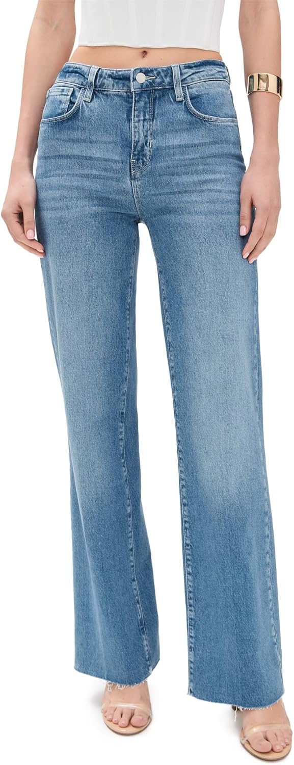 L'AGENCE Women's Sneeki Sneaker Straight Jeans