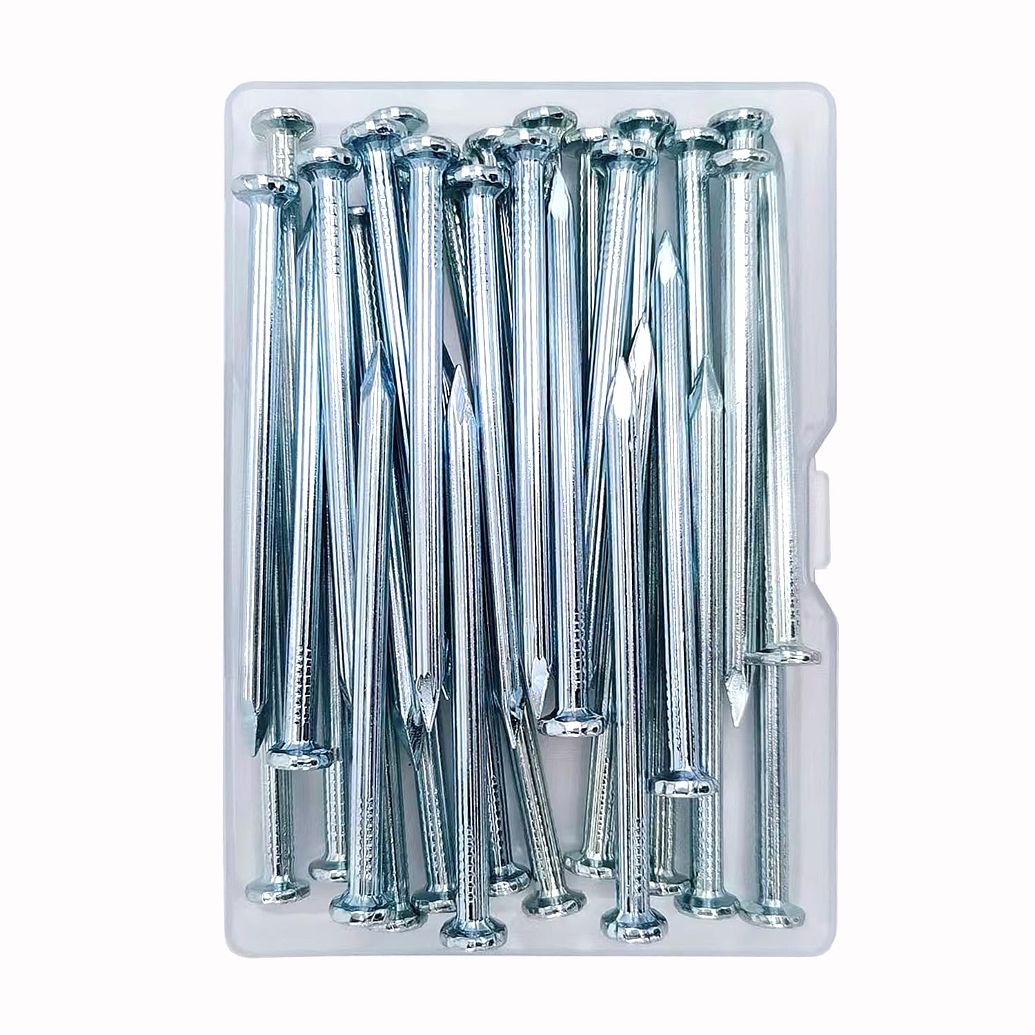 30pcs 2-3/4 inches Wall Nails,Galvanized Hardware Nails,Good Hardness Wall Nails for Hanging Pictures