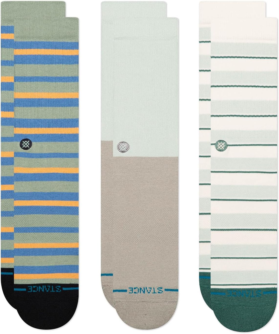 Stance, Unisex, Greetings 3 Pack Crew